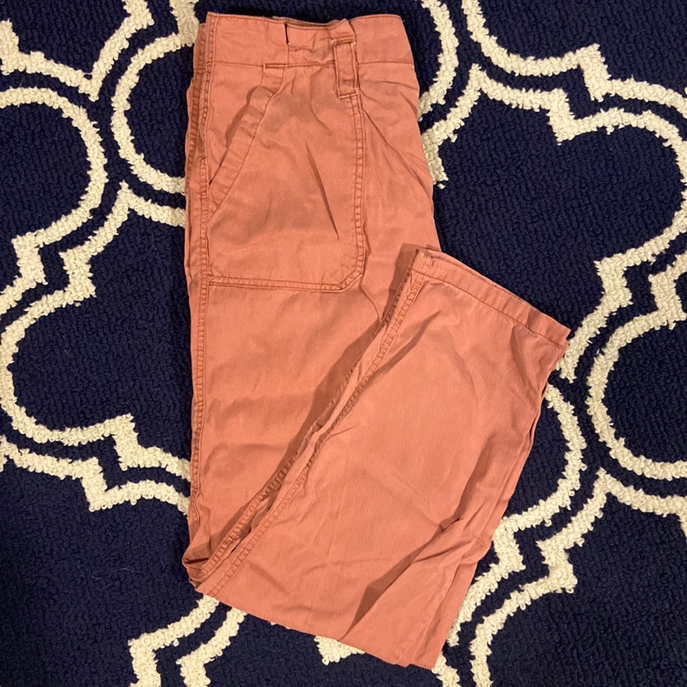 Paper Bag High Rise Tie Waist Crepe Pant- Size 16